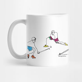 Hockey players in action Mug